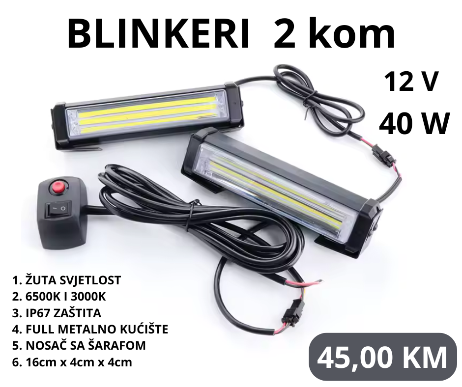 Blinkeri - Treptači 2/1 žuti