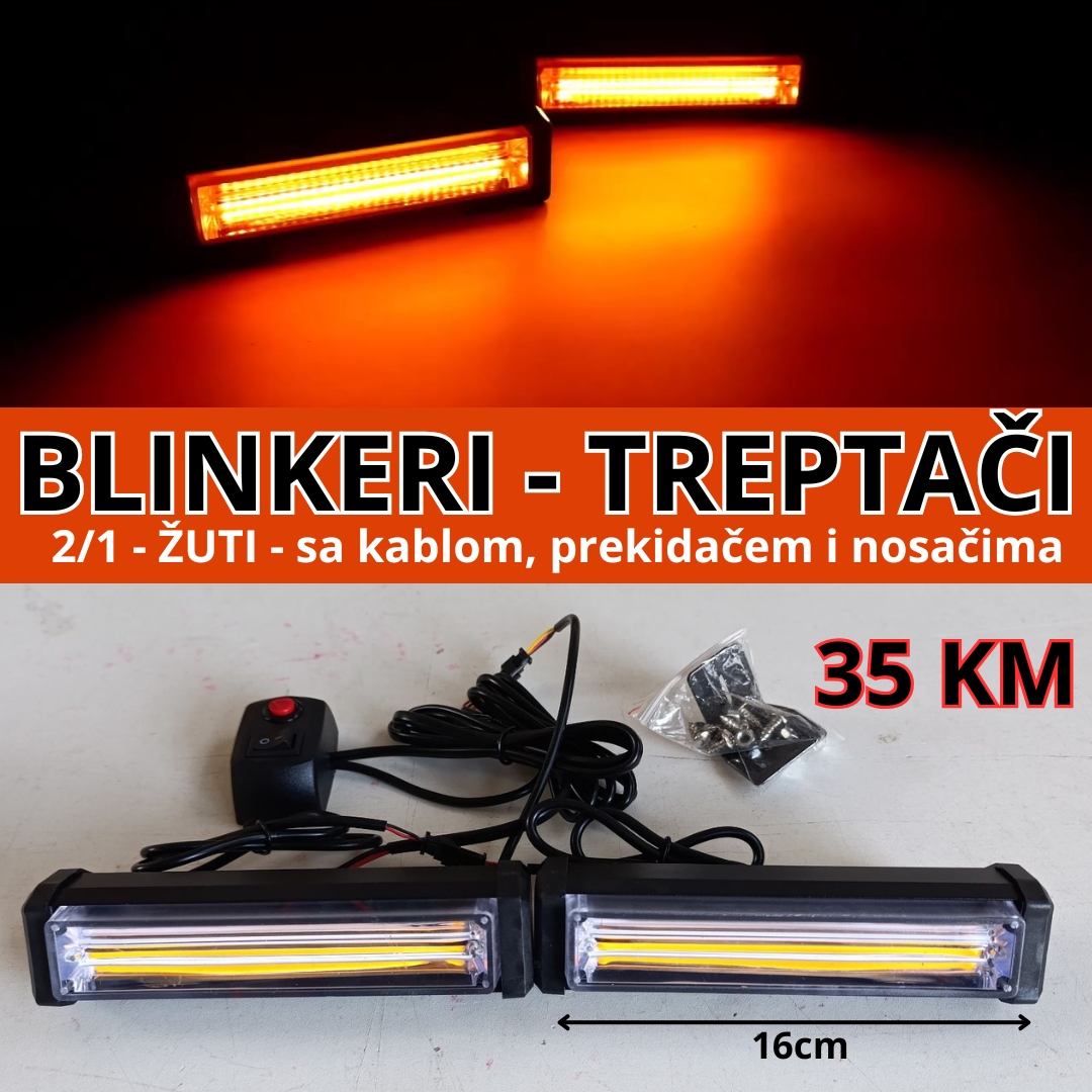 Blinkeri - Treptači 2/1 žuti
