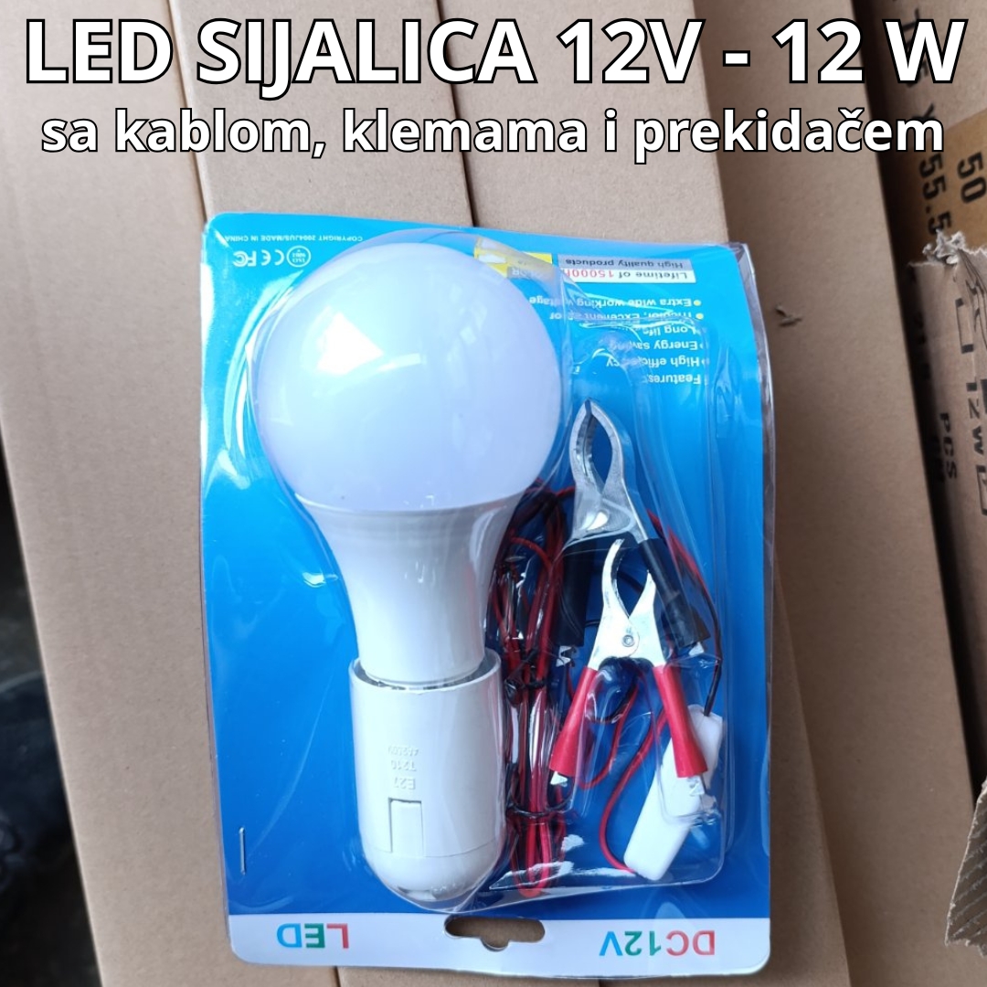 LED Sijalica 12V 12W
