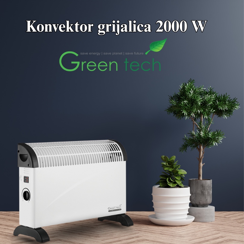 Konvektorska grijalica Green Tech 2000W